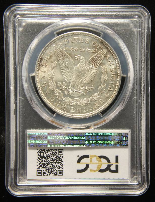 lot 60 image: 1921 MORGAN SILVER DOLLAR MS63 PCGS
