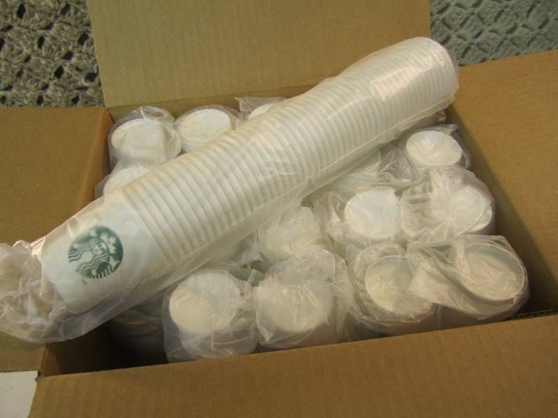 lot 6 image: Case of 1000 4 ounce Hot Drink Cups...