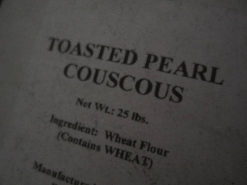 lot 30 image: 2 Bags of Toasted Pearl Couscous 25...
