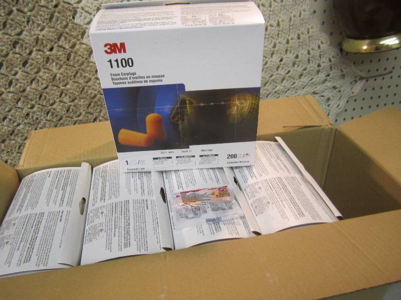 lot 63 image: Case of 1000 Pair of Foam Earplugs ...