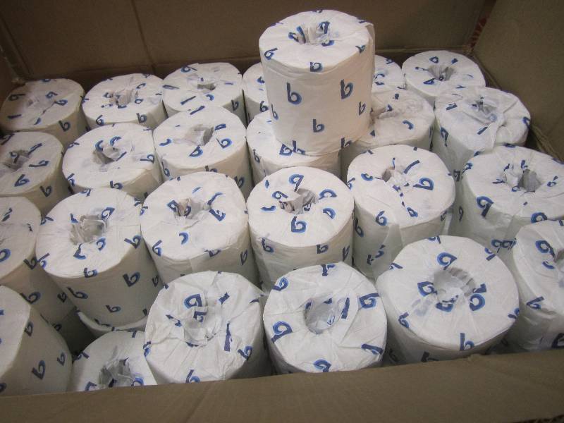 lot 74 image: Case of 96 Rolls of Toilet Tissue  ...