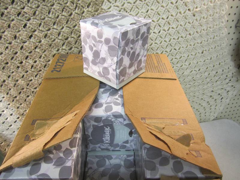 lot 88 image: Case of 36 Boxes of Facial Tissue  ...