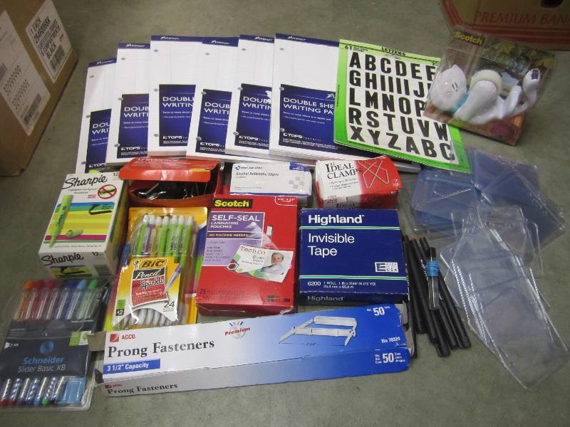 lot 93 image: Misc Office Supplies Etc See Photos...