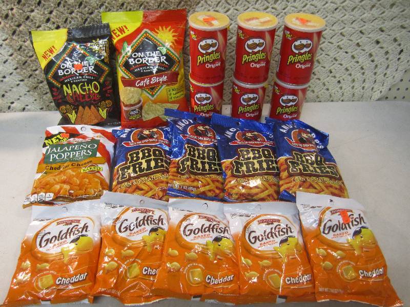 lot 126 image: Mixed Lot of Various ChipsSnacks B...