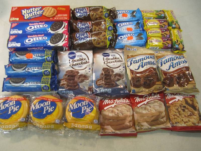 lot 127 image: Mixed Lot of Cookies Best by dates ...