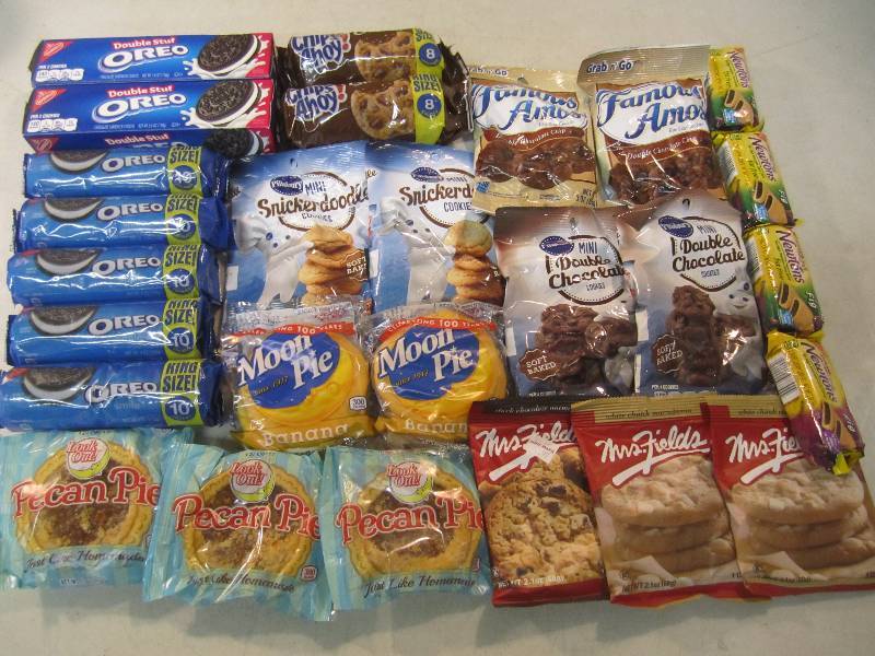 lot 128 image: Mixed Lot of Cookies Best by dates ...