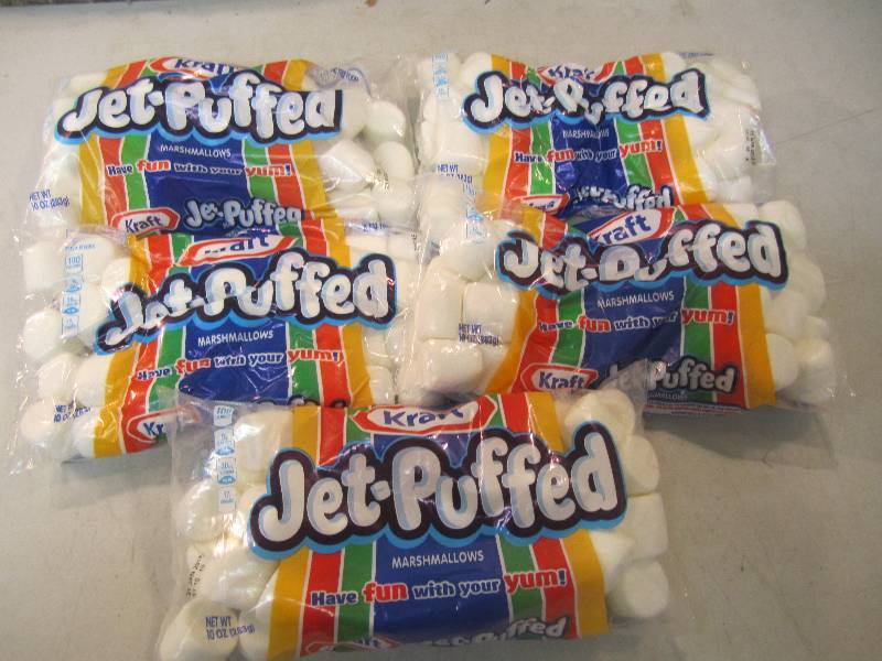 lot 131 image: 5 Bags of Marshmallows Best by Jan...