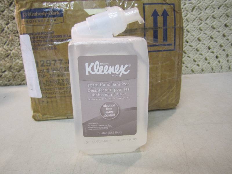 lot 146 image: Case of 6 Kleenex Foam Hand Sanitiz...