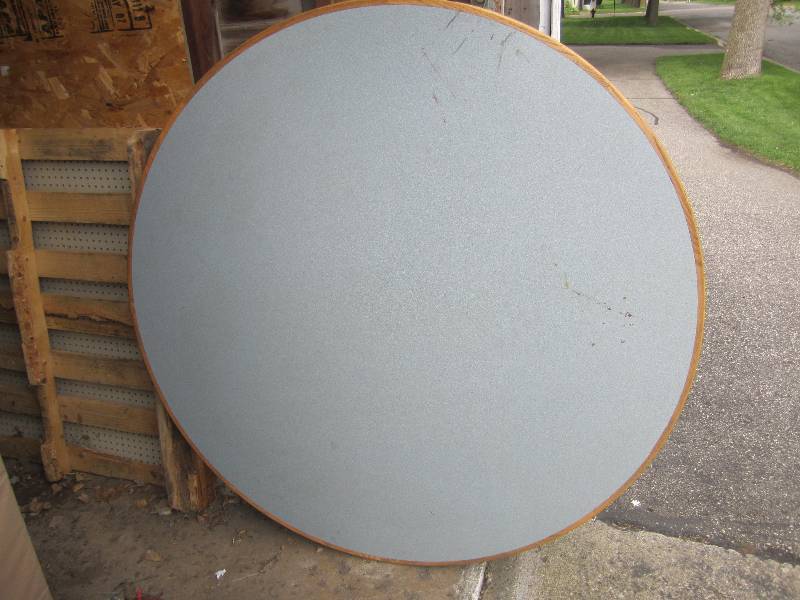 lot 151 image: 60 Round Table Legs already remove...