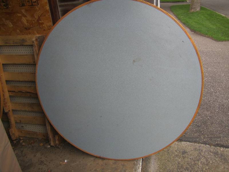 lot 153 image: 60 Round Table Legs already remove...