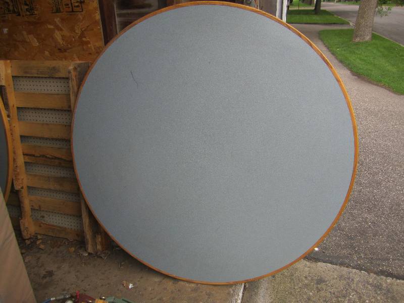 lot 154 image: 60 Round Table Legs already remove...