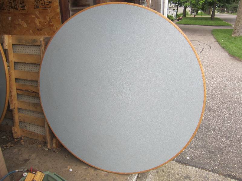 lot 155 image: 60 Round Table Legs already remove...