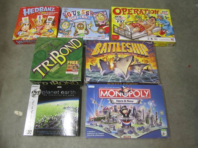 lot 173 image: 7 Misc Board Games and Other Games ...