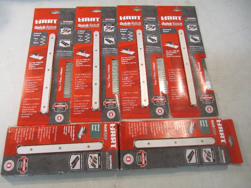 lot 203 image: Lot of 6 Hart Quick-Tatch System Tr...