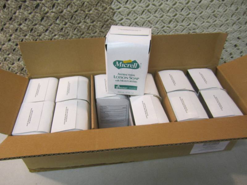 lot 213 image: Case of 12 Micrell Antibacterial Lo...