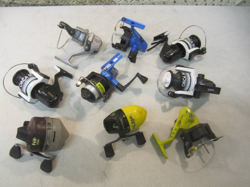 lot 223 image: 9 Fishing Reels for Parts or Repair...