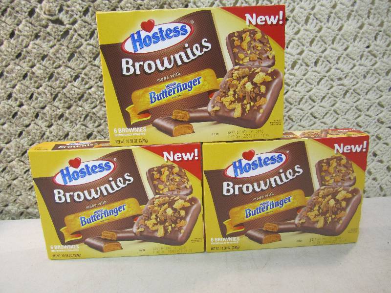 lot 239 image: 3 Boxes of Hostess Butterfinger Bro...
