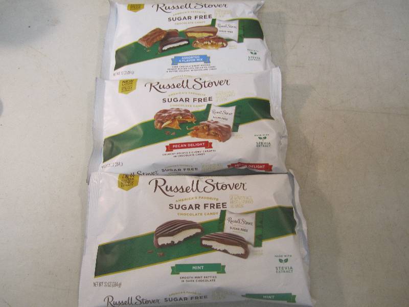 lot 244 image: Mix Lot of 3 Bags of Russell Stover...