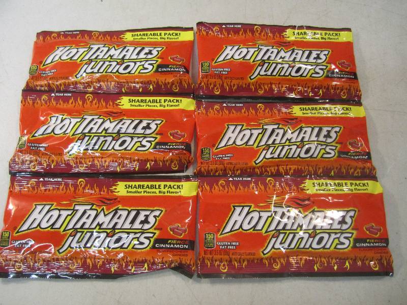 lot 254 image: 6 Bags of Hot Tamales Juniors Best ...
