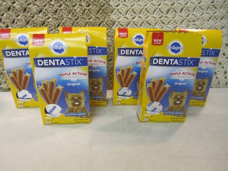 lot 255 image: 6 Boxes of Denta Stix Dog Snacks Be...