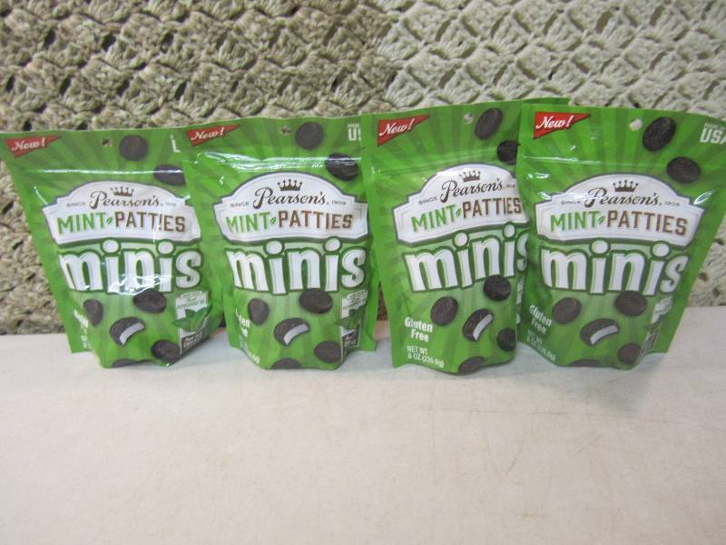 lot 258 image: 4 Bags of Pearsons Mint Patties Min...