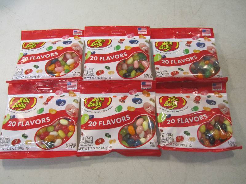 lot 266 image: 6 Bags of Jelly Belly Jelly Beans 2...