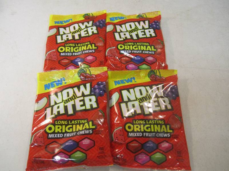 lot 268 image: 4 Bags of Now and Then Mixed Fruit ...