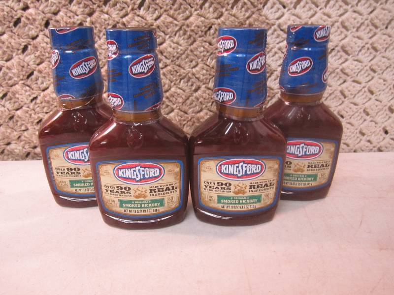 lot 289 image: 4 Bottles of Kingsford Smoked Hicko...