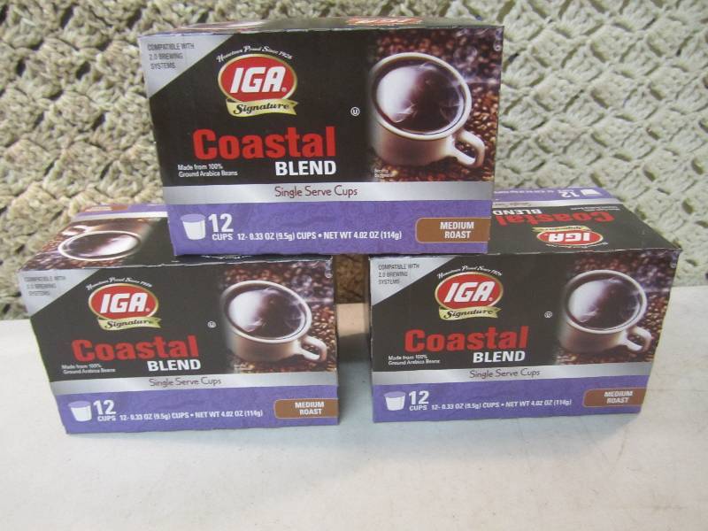 lot 293 image: 3 Boxes of Coastal Blend Single Ser...