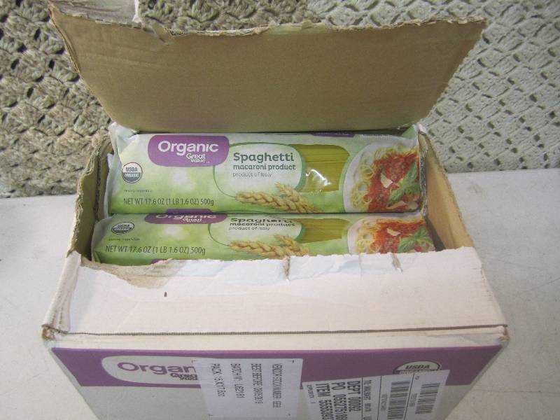 lot 300 image: Case of 15 Packs of Organic Spaghet...