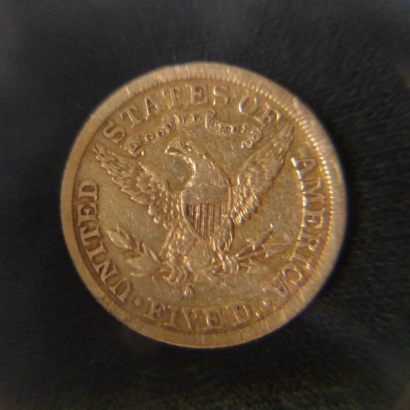 1901 Five Dollar Gold Liberty Coin...