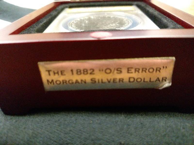 1882 OS AU ANACS Morgan Silver Dol...