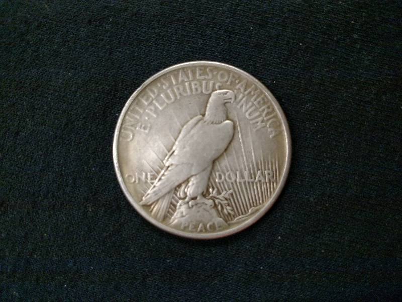 1921 S Peace Silver Dollar...