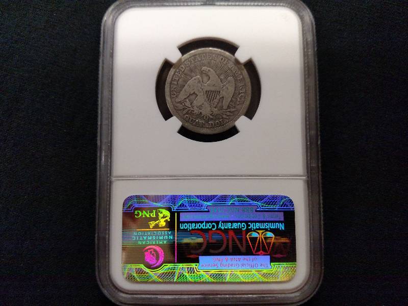 1853 O NGC VG8 Seated Liberty Silve...