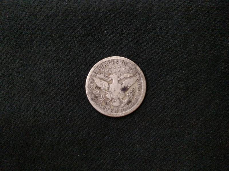1908 D Barber Silver Quarter...