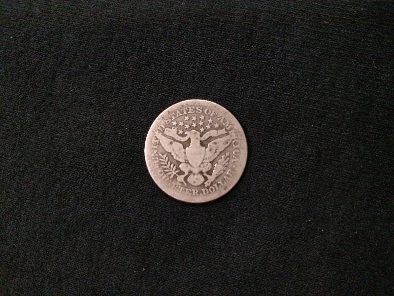 1909 Barber Silver Quarter...
