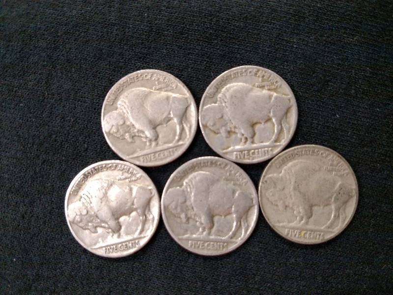1934, 35, 36, 36, & 37 Buffalo Nick...
