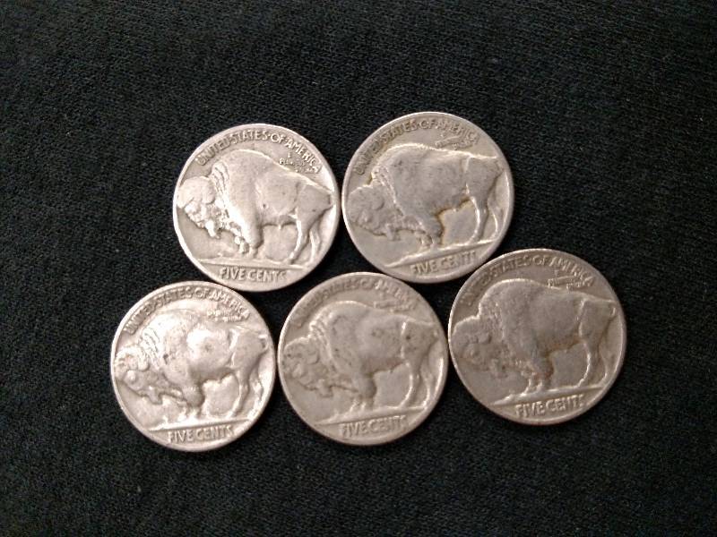 1929, 35, 36, 36, & 37 Buffalo Nick...