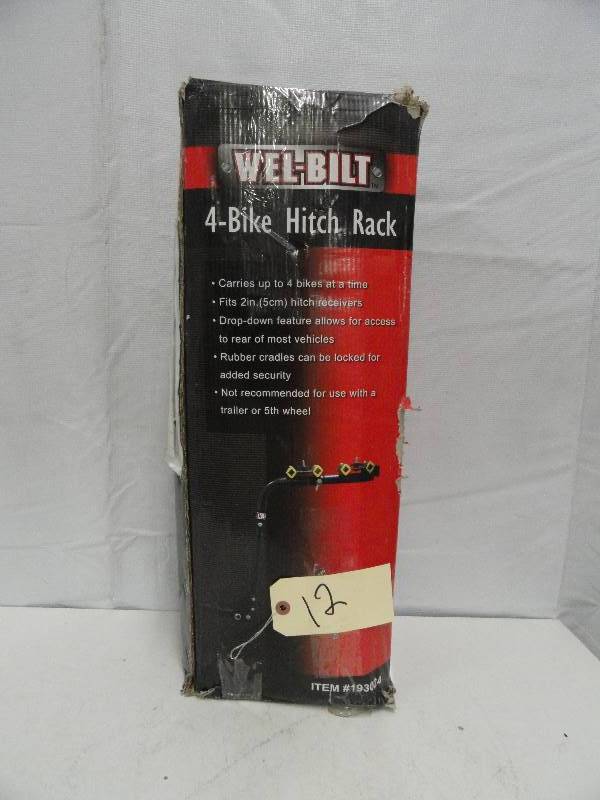 lot 12 image: Bike Hitch Rack