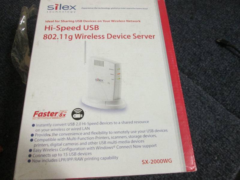 lot 12 image: hi speed wireless device server...