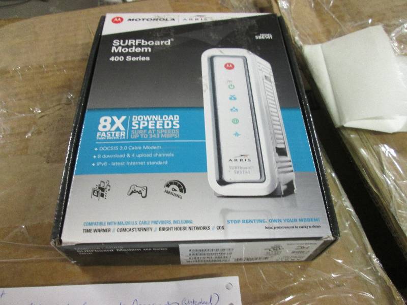 lot 19 image: motorola surfboard modem...