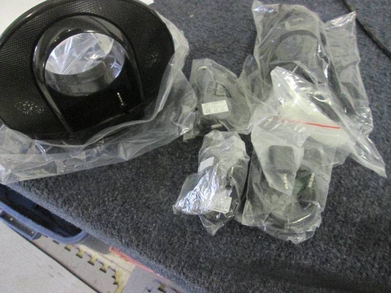 lot 85 image: portable speaker with acc...