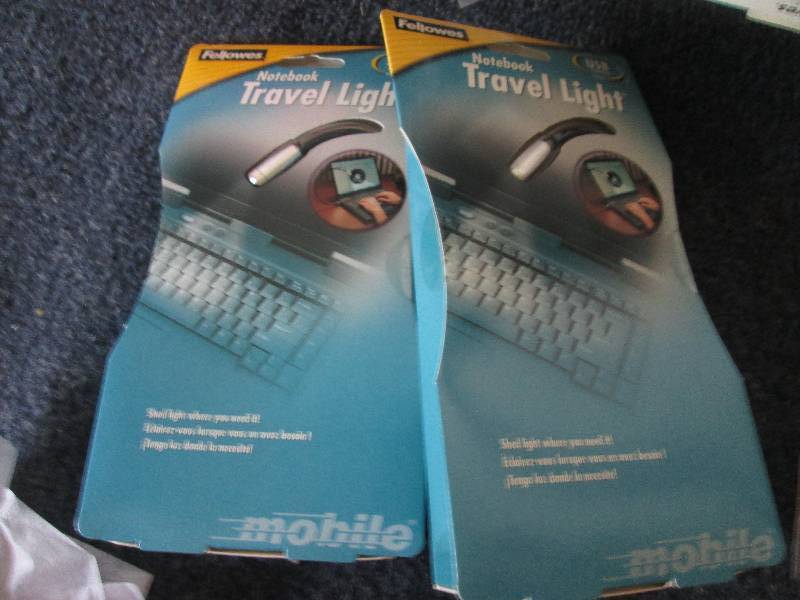 lot 117 image: lot of 2 notebook travel light...