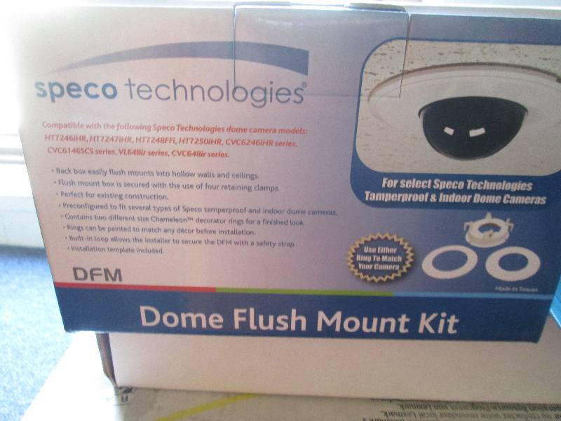 lot 118 image: dome camra mounting kit...
