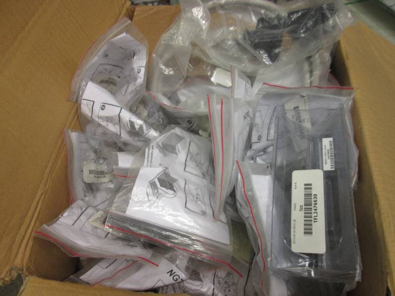 lot 186 image: box full of locks see picture...