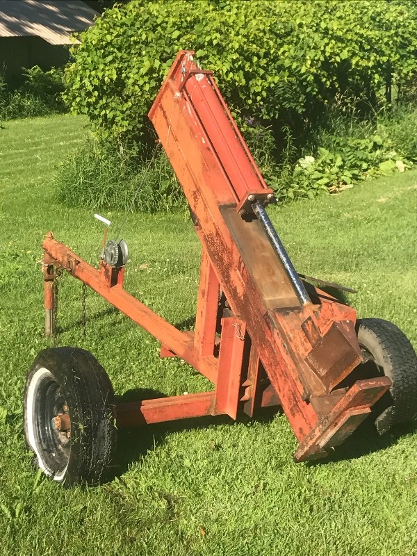 Towable Gas-Powered Wood Splitter