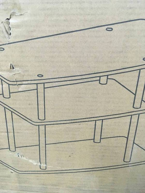 lot 15 image: Convenience Concepts Designs2Go 3-tier TV Stand