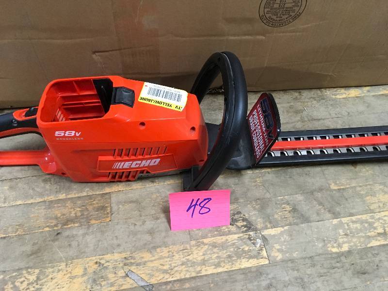 lot 48 image: Echo 58-Volt Lithium-Ion Brushless Cordless String Trimmer