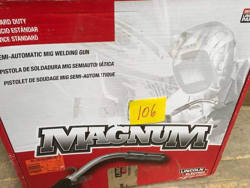 lot 106 image: Lincoln K530-3 Magnum 100L 10ft Welding Gun W .035 - .045 Liner