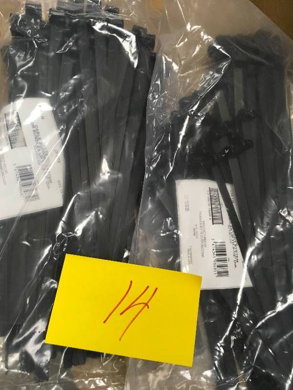 lot 14 image: 50 Pcs Thomas & Betts Cable Ties CSS-135 Deltec Cable Support System